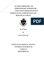 Inayatullah Thesis Chemistry