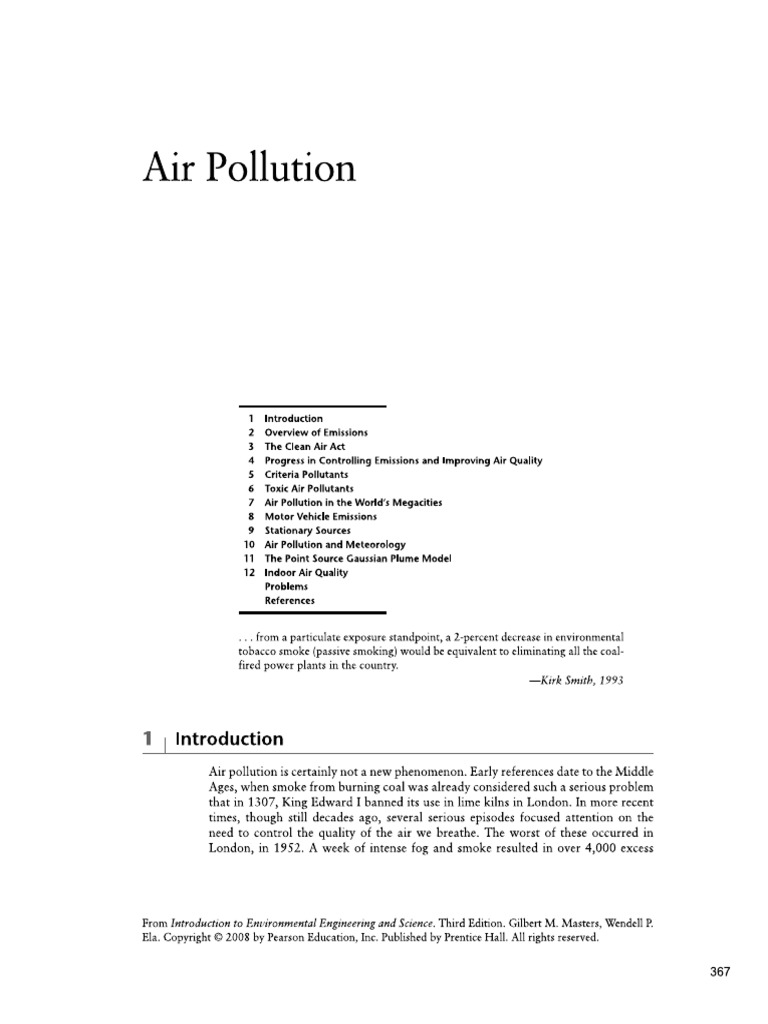 Air Pollution Pdf