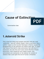 Cause of Extinction