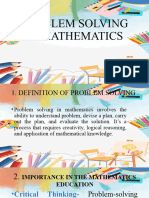 Problem Solving in Mathematics - 092044