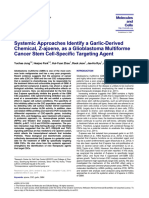 Systemic Approaches Identify A Garlic-Derived Chemical, Z-Ajoene, As A Glioblastoma Multiforme Cancer Stem Cell-Specific Targeting Agent