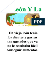 Un Viejo León Tenía Los Dientes y Garras Tan Gastados Que Ya No Le Resultaba Fácil Conseguir Alimentos