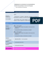 Itinerario Básico 20-21 - (Primer Semestre)