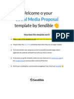 Social Media Proposal Template - by Sendible - Make A Copy To Edit