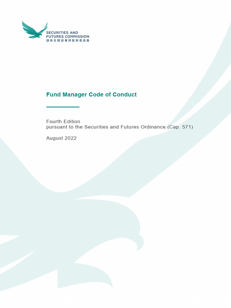Fund Manager Code of Conduct - Eng - 20082022 | PDF | Repurchase ...