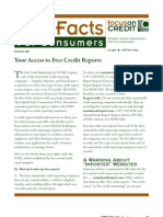 FCC Facts--Your Access to FREE Credit Reports