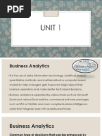 Unit 1 Business Analytics