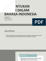 Pembentukan Istilah Dalam Bahasa Indonesia: Leksikologi Pertemuan Ke-6