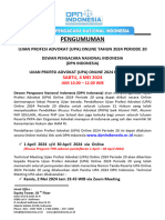 Panduan Tahapan Pendaftaran Ujian Profesi Advokat UPA 2024 Online Periode 20 Tahun 2024 DPN Indonesia 2