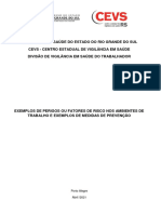 Exemplos de Perigos Ou Fatores de Risco Nos Ambientes de Trabalho e Exemplos de Medidas de Prevencao 260421