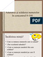 Dokumen - Tips - Adunarea Si Scaderea Numerelor in Concentrul 0 100