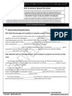 Special Grammar Worksheet - Olevelbooks