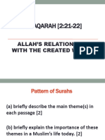 Surah 7 SURAH BAQARAH (2 (21-22) )