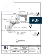 Proposed Seawall Design Along Aguadahan, Laoang 8 12: 10 Units/m-2 In. Ø Aluminum Pipe Handrail Tie Beam Sidewalk Slab
