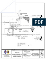 Proposed Seawall Design Along Aguadahan, Laoang 6 12: 10 Units/m-2 In. Ø Aluminum Pipe Handrail Tie Beam