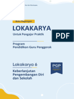 Rencana Moderasi Lokakarya 06 - Keberlanjutan Pengembangan Diri Dan Sekolah