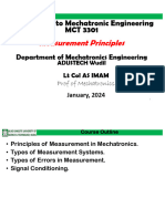 Lecture 2; MCT 3301- Measurement Principles