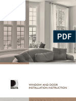 Window and Door Installation Instruction