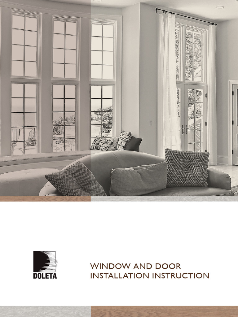 Window and Door Installation Guide | PDF | Framing (Construction) | Window