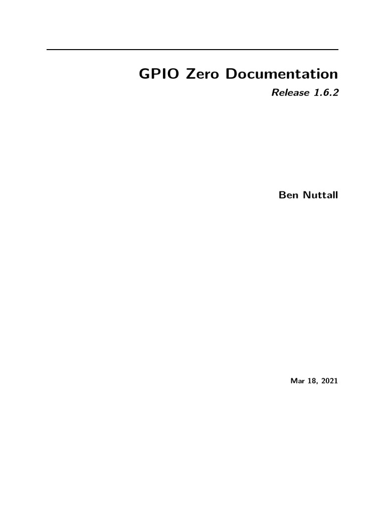 Installing GPIO Zero on Raspberry Pi | PDF | Raspberry Pi | Computing