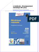 Free download Genetique Medicale Enseignement Thematique M Lamy full chapter pdf epub