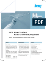 Knauf Uniflott Tehnicki List