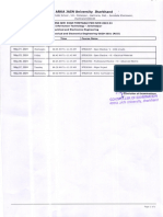 BTEEE Datesheet of 8th Semester End Semester Examination April 2024.