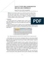 Sistem Eolian Cu Stocarea Energiei Sub Form: Ă de Aer Comprimat