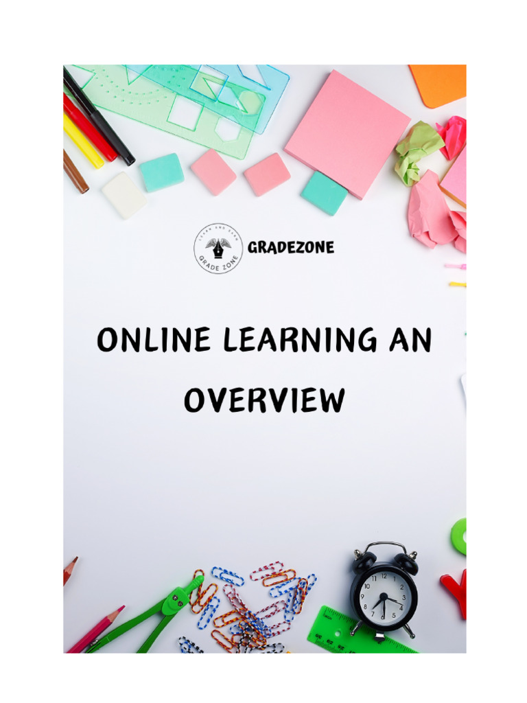 Online Learning An Overview | PDF | Educational Technology | Learning