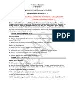 Dentinaltubules Risk Assessment Help To Create Procols To Return To Practice Version 2