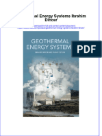 Free Download Geothermal Energy Systems Ibrahim Dincer Full Chapter PDF