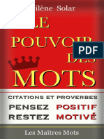 Le Pouvoir Des Mots Pensez Positif Et Restez Motive French Edition Milene Solar Z Library 1