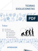 Teorías Evolucionistas