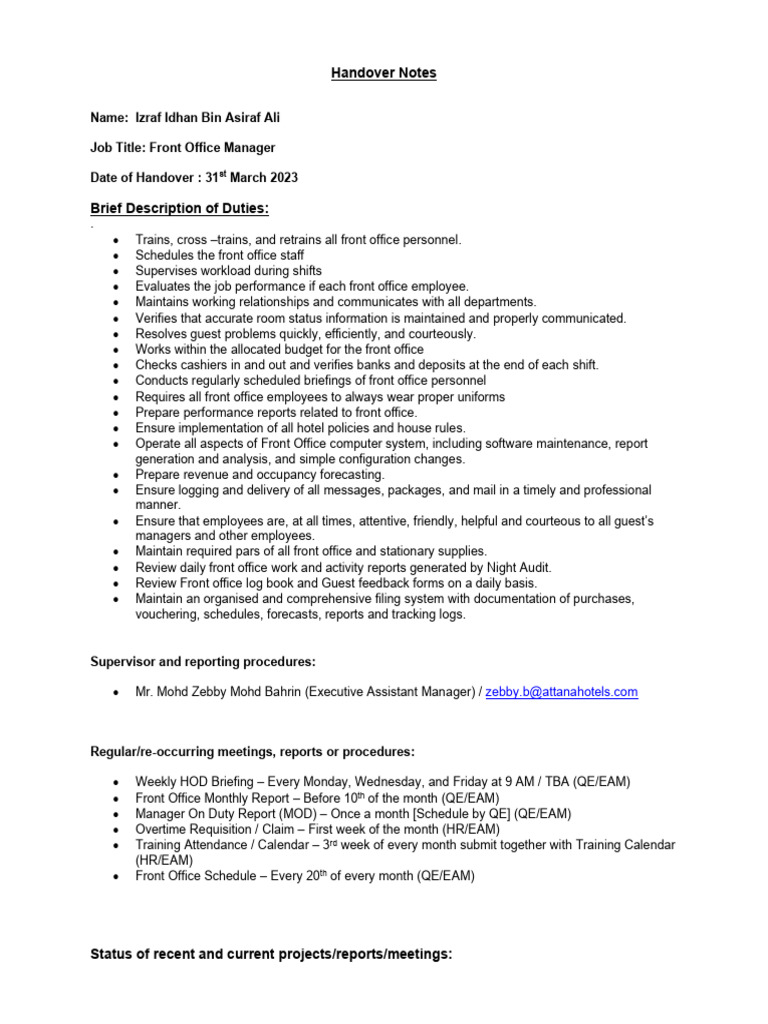 handover-list-fom-pdf-information-technology-business