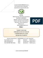 Verification Des Performances Du Four de Vaporeformage (Unite Methanol D'arzew)