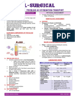 Problems in Oxygenation Transport Med Surg Transes