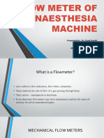 Flow Meter of Anaestheisa Machine