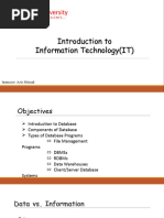 Lec-13 What Is Database