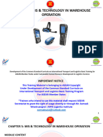 Chapter 05 Mis Technology in Warehouse Operation