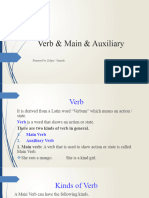 Week 6 Verb & Main & Auxiliary