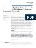 Sustainable Small Ports: Performance Assessment Tool For Management, Responsibility, Impact, and Self-Monitoring
