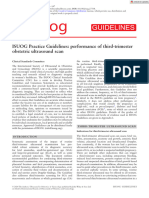 2024 ISUOG Practice Guidelines Performance of Third-Trimester Obstetric Ultrasound Scan