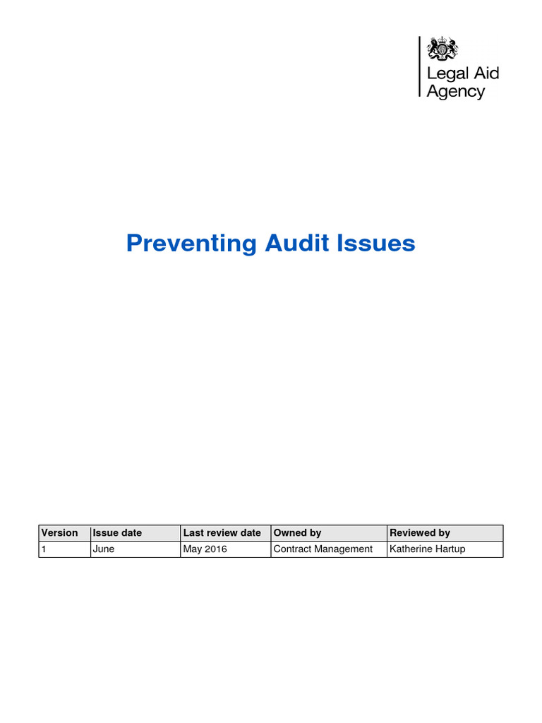 Legal Aid Audit: Avoiding Errors | PDF | Mediation | Audit