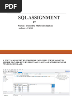 SQL Assignment (13051)