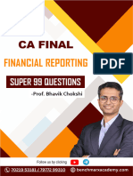 CA Final - FR - Super 99 Questions - Bhavik Chokshi