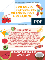 Les Vitamines. L'importance Des Vitamines Pour L'organisme.