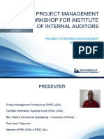 Project & Program Management