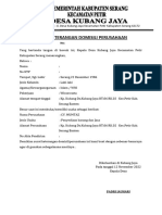 Surat - Keterangan - Tempat Usaha Perusahaan