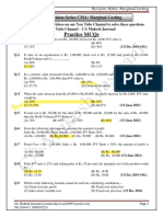 Marginal Costing MCQs Revision Series CMA