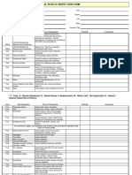 Sample Vehicle Inspection Form
